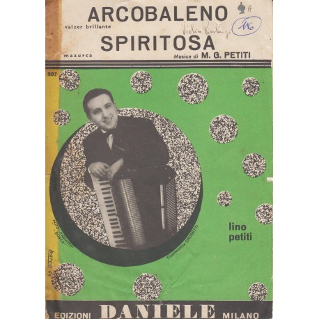 Spartito Music Sheet di `Arcobaleno, Spiritosa` - Valzer brillante, mazurca,