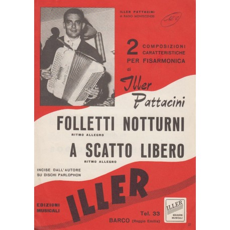 Spartito Music Sheet di `Folletti Notturni, A scatto libero` - ritmo allegro,