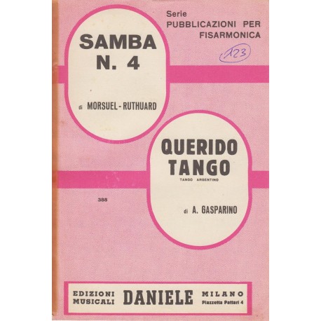 Spartito Music Sheet di `Samba n. 4, Querido Tango` - Tango argentino