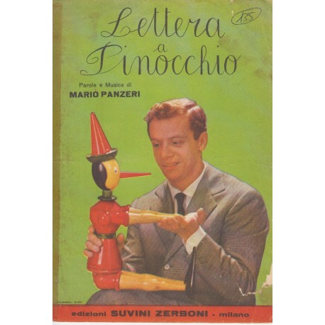 Spartito Music Sheet di `Lettera a Pinocchio` - valzer moderato