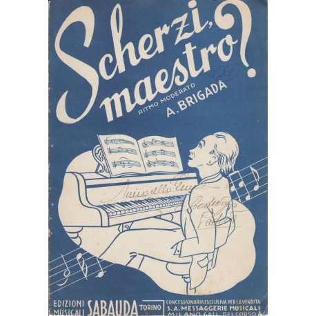 Spartito Music Sheet di `Scherzi maestro?` - ritmo moderato