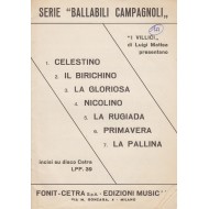 Spartito Music Sheet di `Celestino, Il Birichino, La Gloriosa,  - valzer, marcia, polca