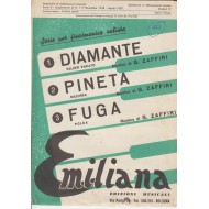Spartito Music Sheet di `Diamante, Pineta, Fuga` - valzer variato, mazurka, polka