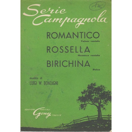 Spartito Music Sheet di `Romantico, Rossella, Birichina,` - Polca, mazurca