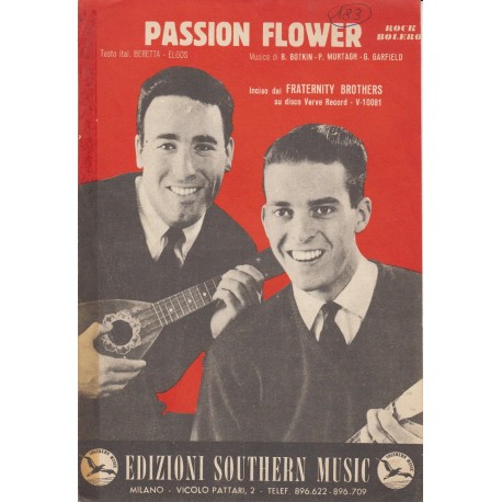Spartito Music Sheet di `Passion Flower` - Rock bolero